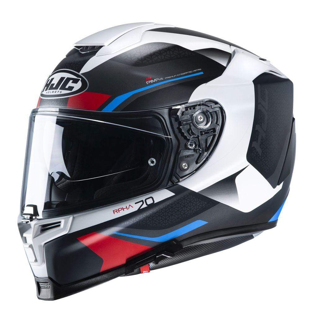 HJC Helmets XL / White/Blue/Orange HJC RPHA70 ST Kosis Full-Face Street Helmet
