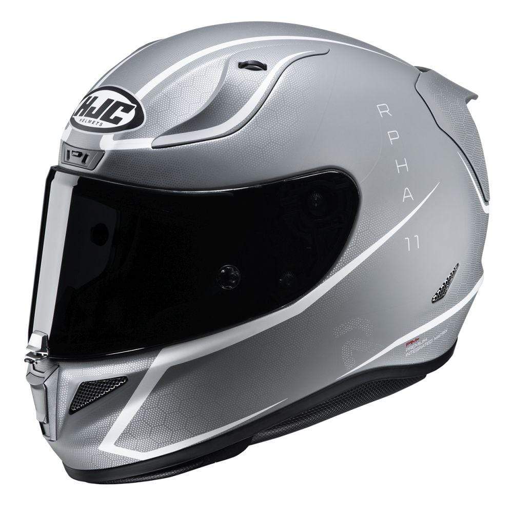 HJC Helmets XL / White/Gray HJC RPHA11 Pro Jarban Full-Face Street Helmet