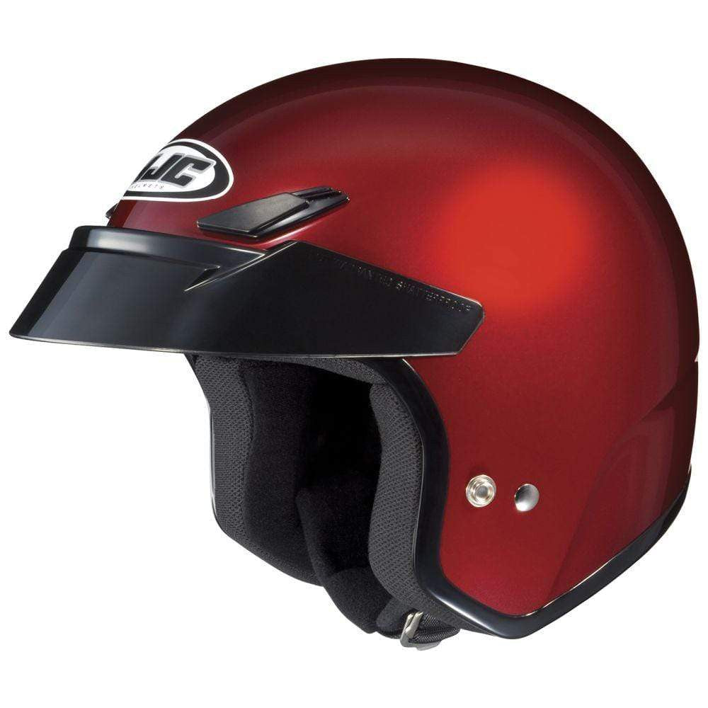 HJC Helmets XL / Wine HJC CS-5N Open-Face Helmet
