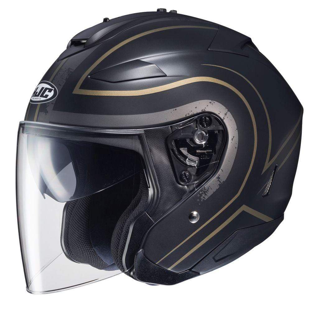 Brown HJC IS-33 II Apus Open-Face Helmet