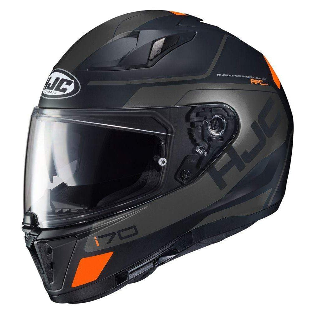 Silver HJC i 70 Karon Full-Face Street Helmet