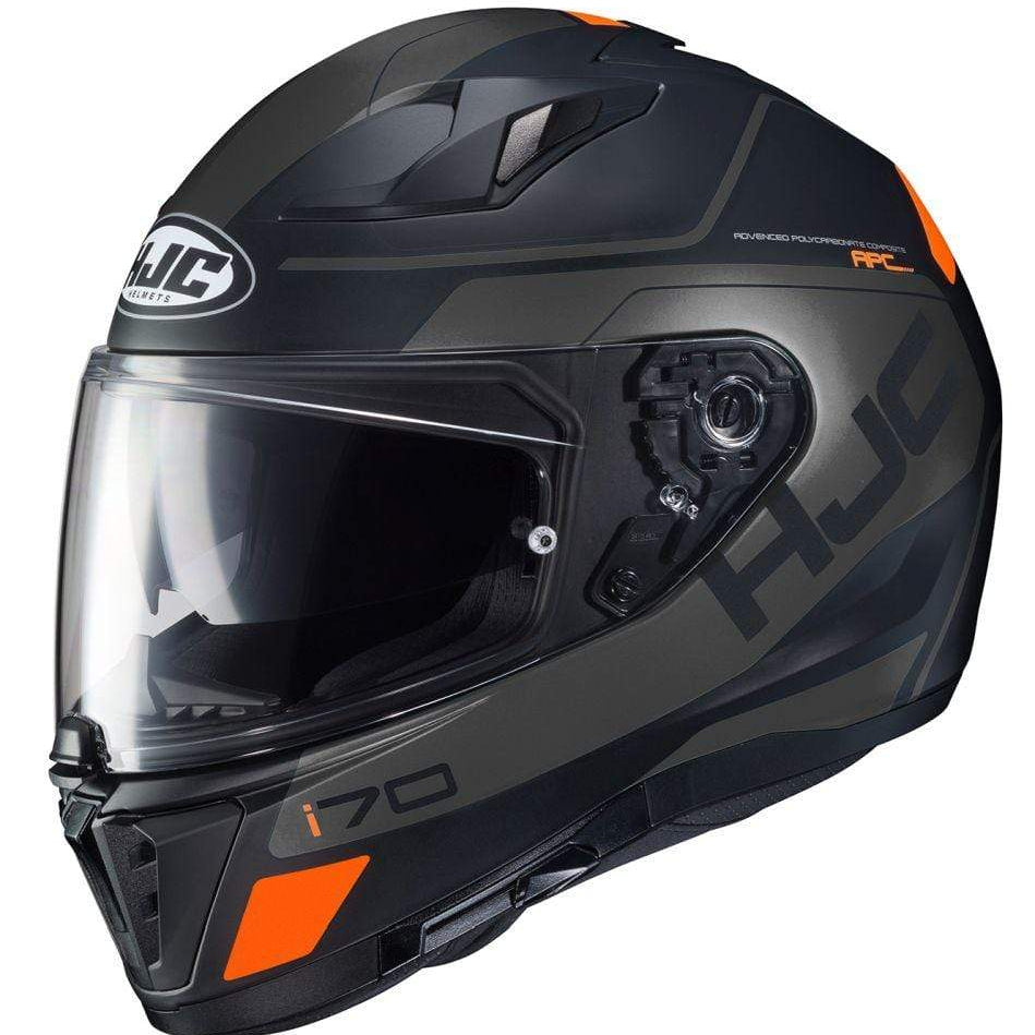 Silver HJC i 70 Karon Full-Face Street Helmet