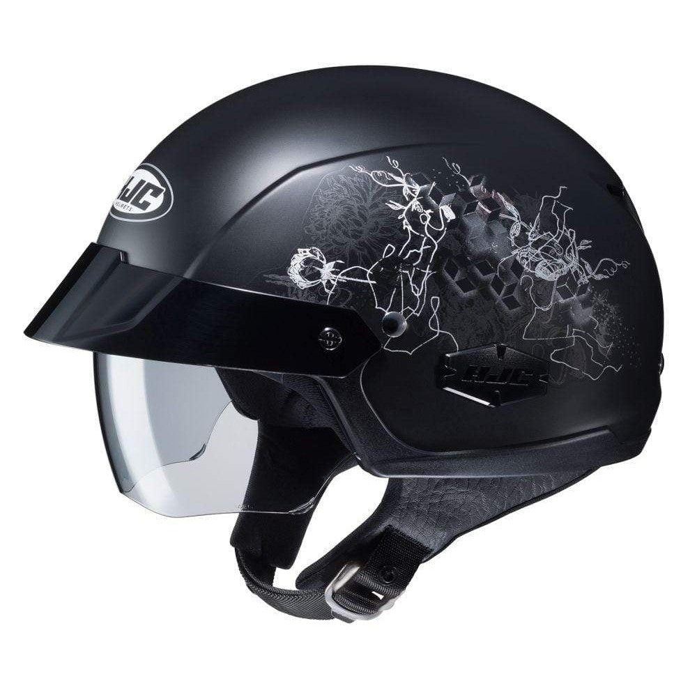 Silver HJC IS-Cruiser Amor Half Helmet