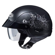 HJC Helmets XS / Black/Silver HJC IS-Cruiser Amor Half Helmet