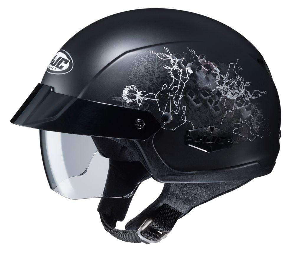 Silver HJC IS-Cruiser Amor Half Helmet