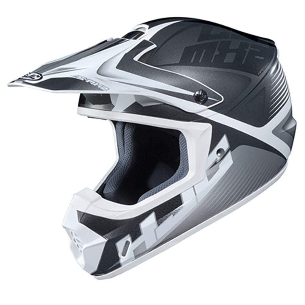 HJC Helmets XS / Black/White HJC CS-MX II Ellusion Full-Face Helmet