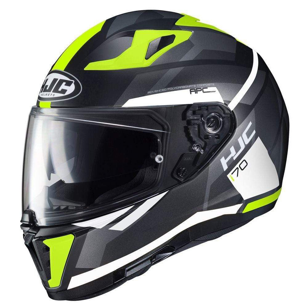 hi viz motorcycle helmet hjc HJC i 70 Elim Full-Face Street Helmet – Lionparts Powersports