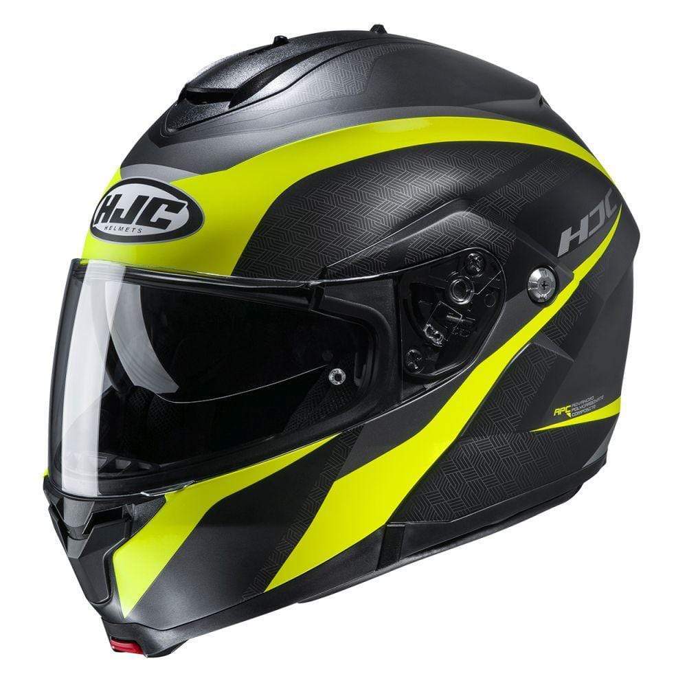 HJC Helmets XS / Hi-Viz Yellow/Blue HJC C91 Taly Modular Street Helmet