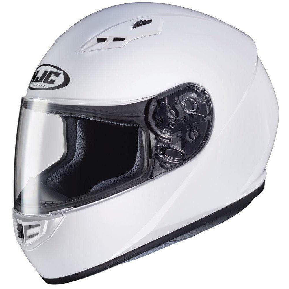 White HJC CS-R3 Full-Face Street Helmet