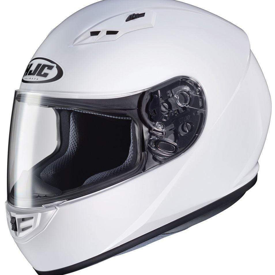  White HJC CS-R3 Full-Face Street Helmet