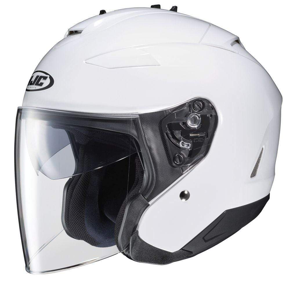  White HJC IS-33 II Open-Face Helmet