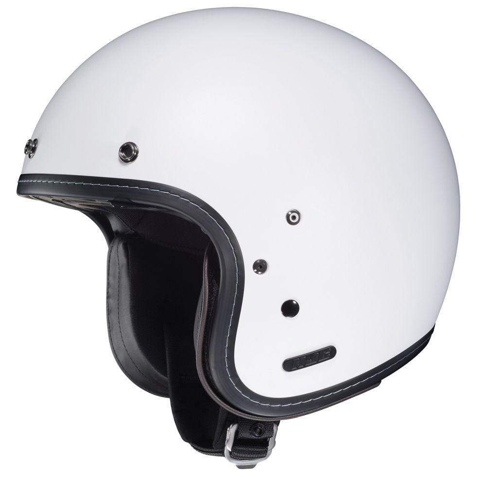  White HJC IS-5 Open-Face Helmet