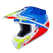 HJC Helmets XS / Yellow/Blue/Red HJC CS-MX II Ellusion Full-Face Helmet