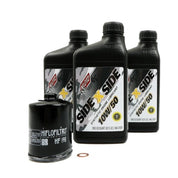 Klotz Synthetic 10W/50 Oil Change Kit with Hiflo Filter For Polaris RZR XP 1000