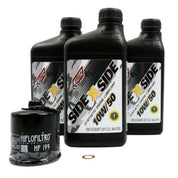 Klotz Synthetic 10W/50 Oil Change Kit with Hiflo Filter For Polaris RZR XP Turbo S