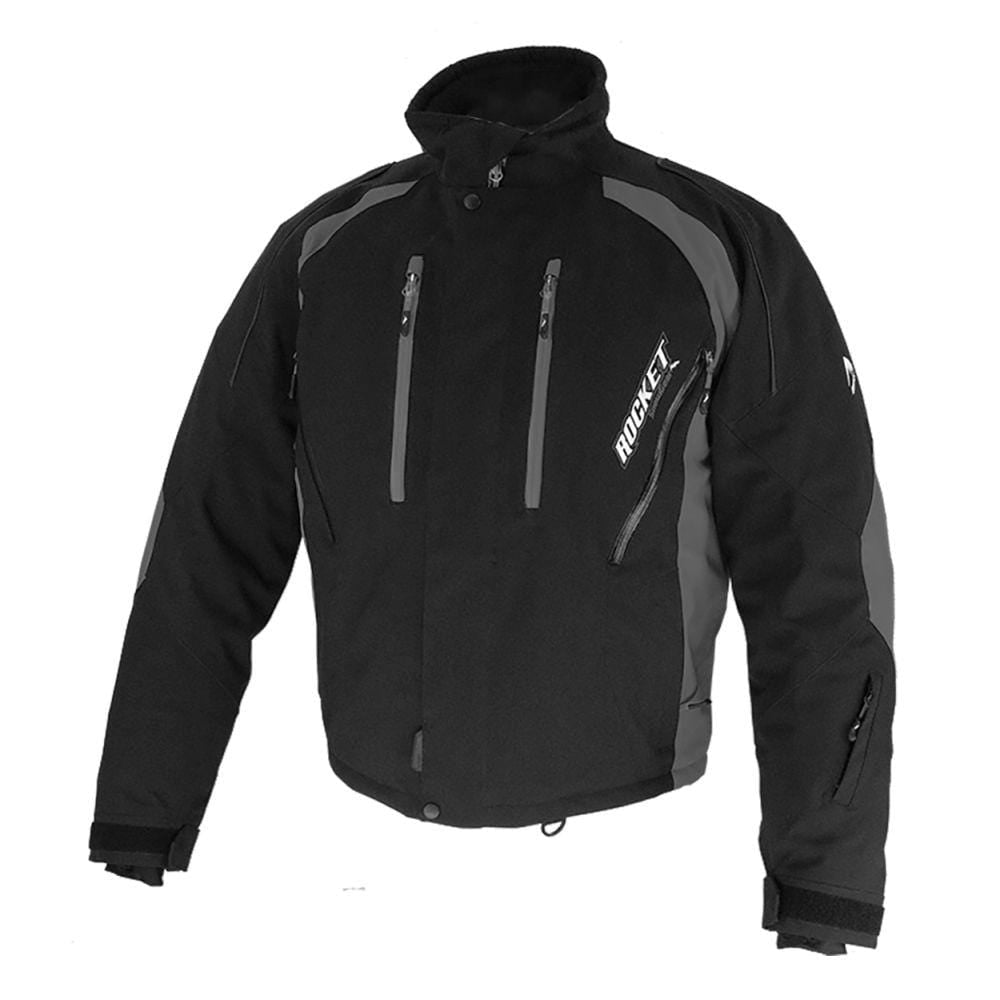 Rocket Snow Gear Apparel Mens / Black/Gray / SM Rocket Snow Gear Flame Jacket