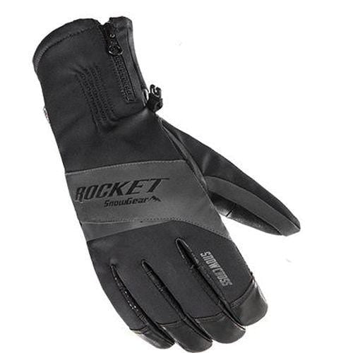 Rocket Snow Gear Apparel Mens / Black/ Gray / SM Rocket Snow Gear Snowcross Gloves