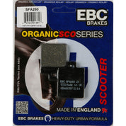 EBC 1 Pair Premium SFA Organic OE Replacement Brake Pads MPN SFA260