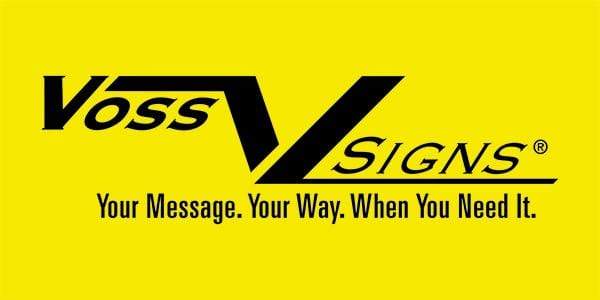 VOSS SIGNS Body Hardware Voss Signs 451 QP YR Yellow Plastic Reflective Sign12" - Quiet Please